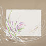 Printemps . Gesso, fusain, lin et feuille d'argent . 151 x 100 cm . 2011