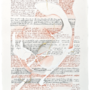 Dialogue de Socrate et Diotime I . Sanguine, fusain, gesso et feuille d'argent sur papier Arches . 76 x 57 cm . 2011