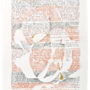 Dialogue de Socrate et Diotime IV . Sanguine, fusain, gesso et feuille d'argent sur papier Arches . 76 x 57 cm . 2011