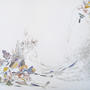 Kouzounos V . Aquarelle et gesso sur papier Arches . 76 x 57 cm . 2010
